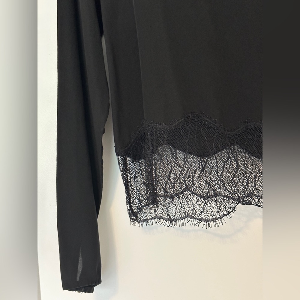 Wilfred lace & silk long sleeve